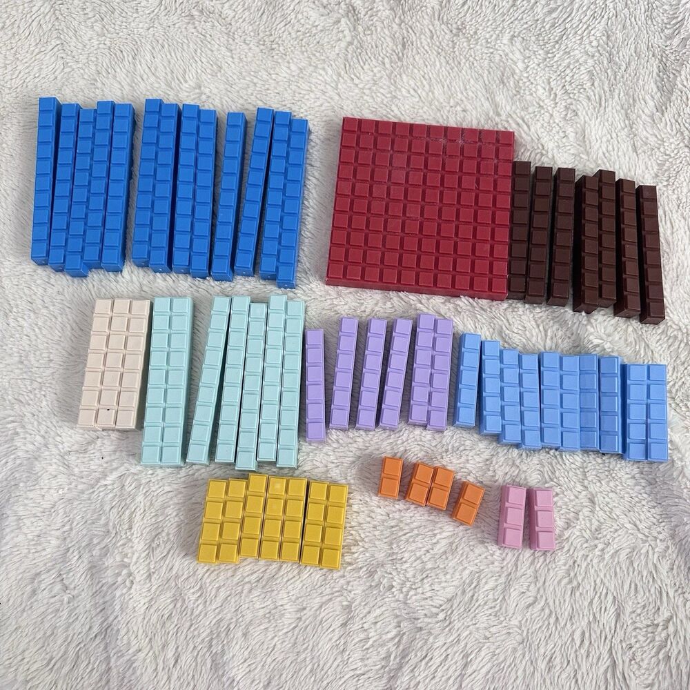 Math U See Manipulatives Integer Block Kit Replacement Pieces Incomplete